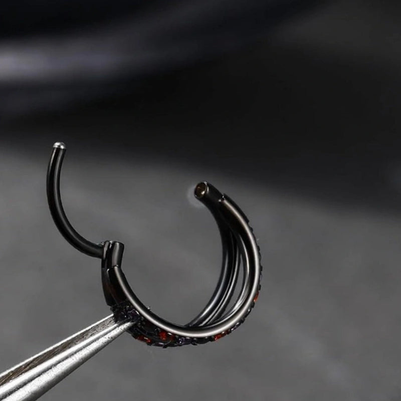 Nose Rings For Women Hoops Lantine 5Pcs G23 Titanium Steel 16g 18g 20g Nose Ring Hoop Set Hinge Clicker Septum Rings Tragus Piercing Cartilage Hoop Earrings For Women Men Nose Hoops 20 Nose Rings For Women Hoops Lantine 5Pcs G23 Titanium Steel 16g 18g 20g Nose Ring Hoop Set Hinge Clicker Septum Rings Tragus Piercing Cartilage Hoop Earrings For Women Men Nose Hoops 20
