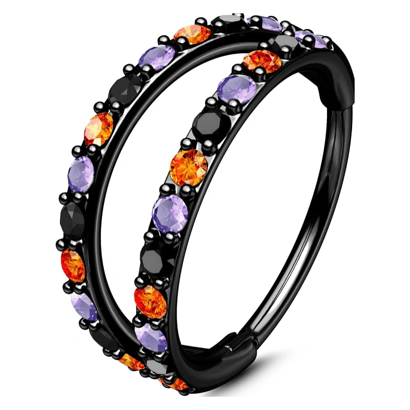 double-cz-hoop-piercing-jewelry-halloween-christmas-20g-nose-rings-6mm-7mm-8mm-classic-16g-cartilage-earrings-6mm12mm-surgical-steel-helix-tragus-lip-hoops