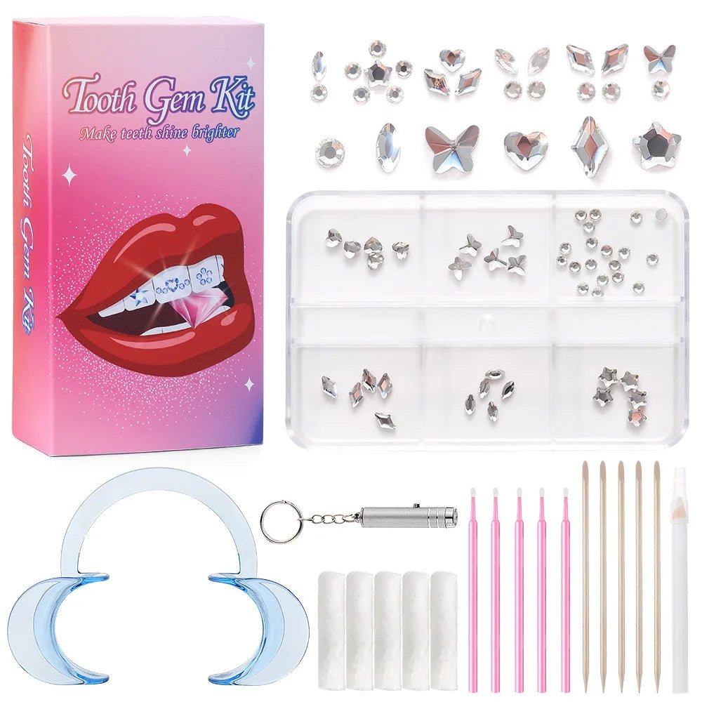 drill dental material teeth whitening dentures acrylic teeth crystal ornaments oral hygiene dental decoration - QIAO CrystalQIAO CrystalQIAO Crystal