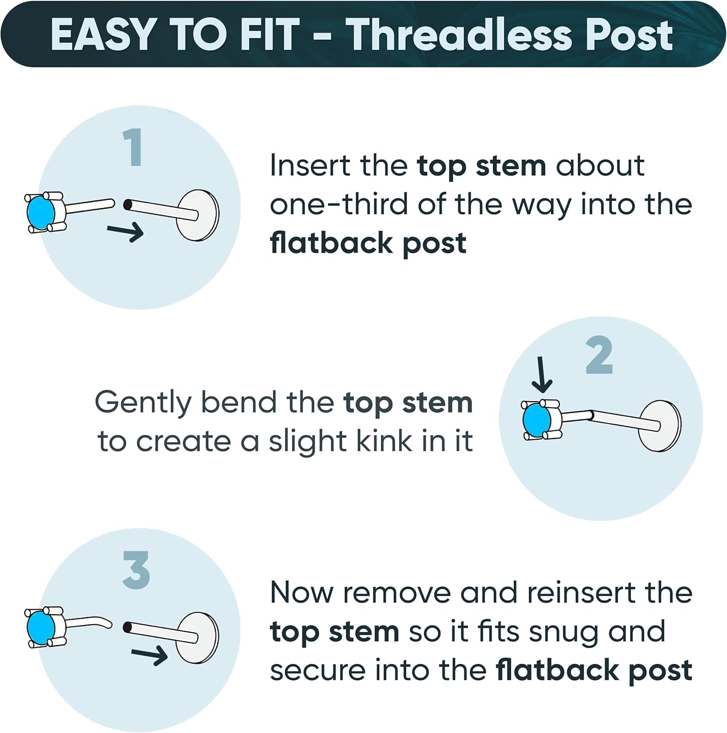 G23 Titanium Flatback Stud Earrings with Grade AAAAA Cubic Zirconia - QIAO CrystalQIAO CrystalQIAO Crystal