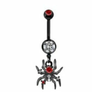 Halloween Bat spider Jewelry Spooky Eyebrow Rings Piercing Jewelry-8mm