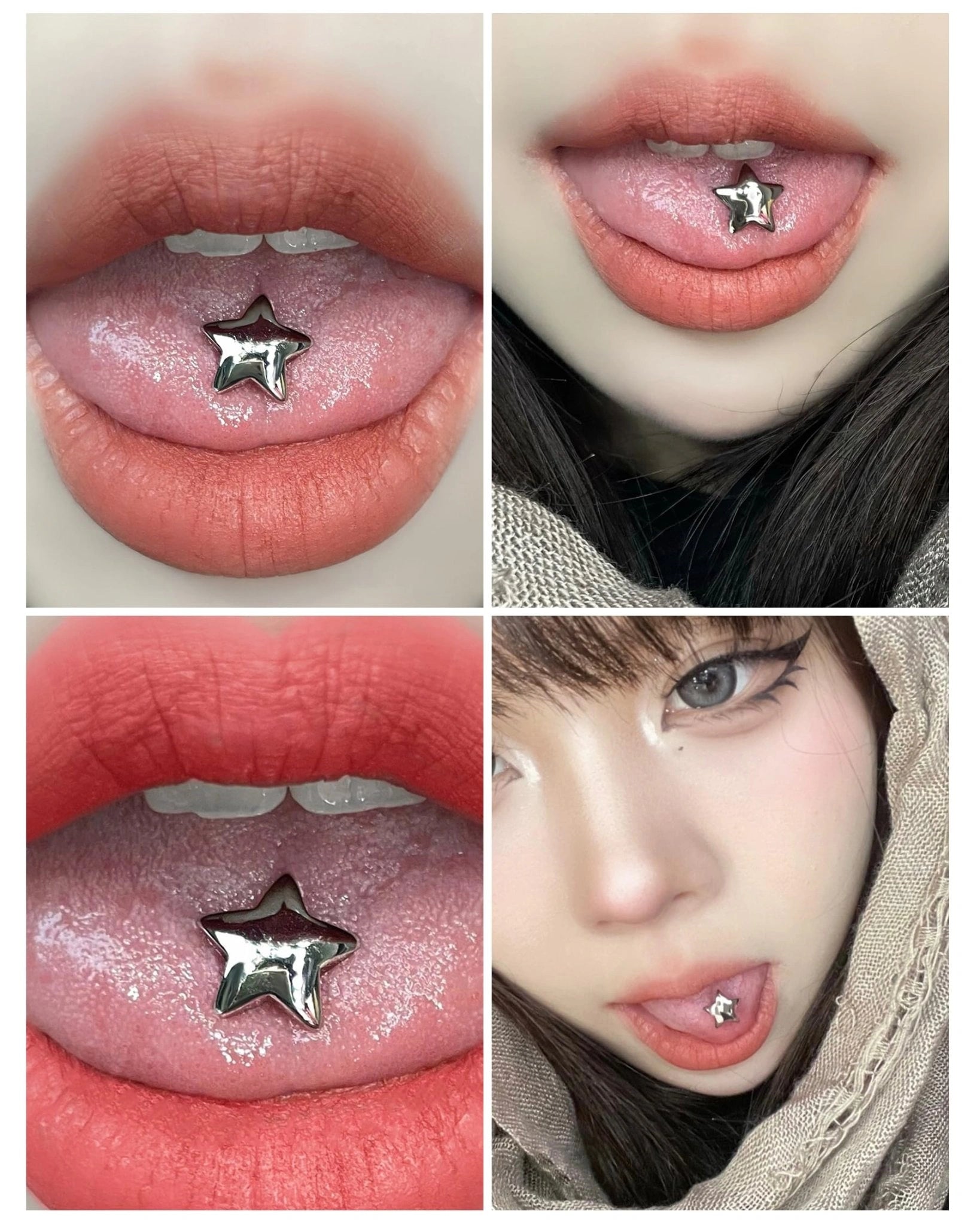 implant-grade-titanium-tongue-piercing-jewelry-heart-tongue-rings-internally-threaded-tongue-barbell-for-women-men