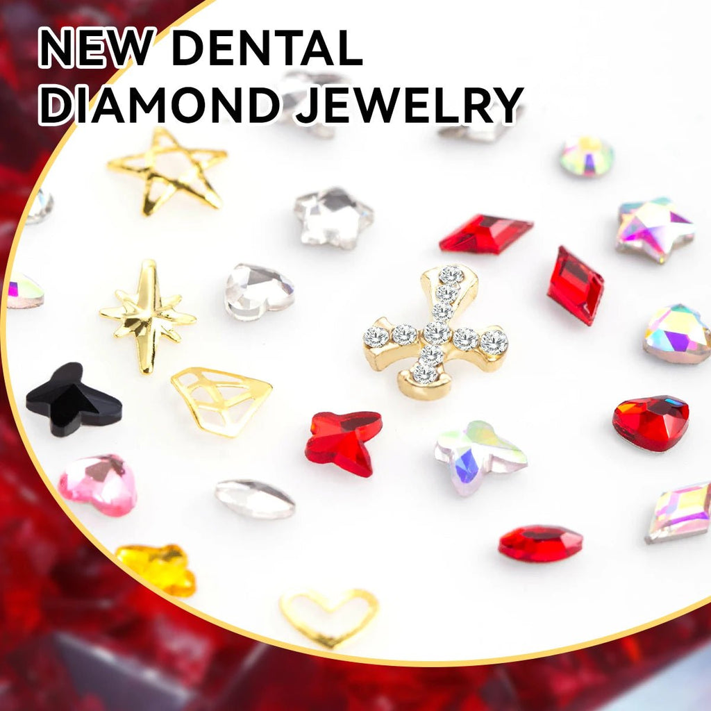 Joe New to Professional DIY Dental Gems Kit Dental Jewelry Starter Kit Sparkling Dental Gems - QIAO CrystalQIAO CrystalQIAO Crystal