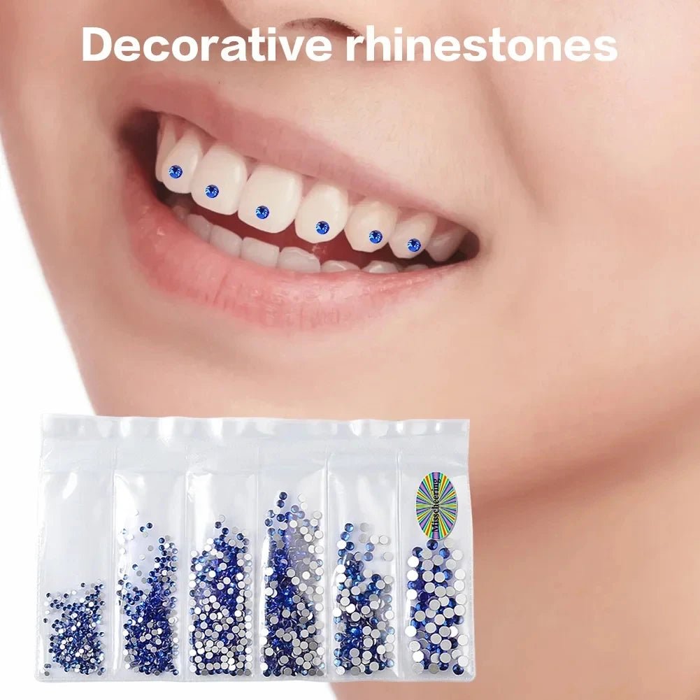 Light Up Your Smile Crystal Rhinestone Tooth Gems Perfect Rhinestone Tooth Gems with Durable Tooth Rhinestones - QIAO CrystalQIAO CrystalQIAO Crystal