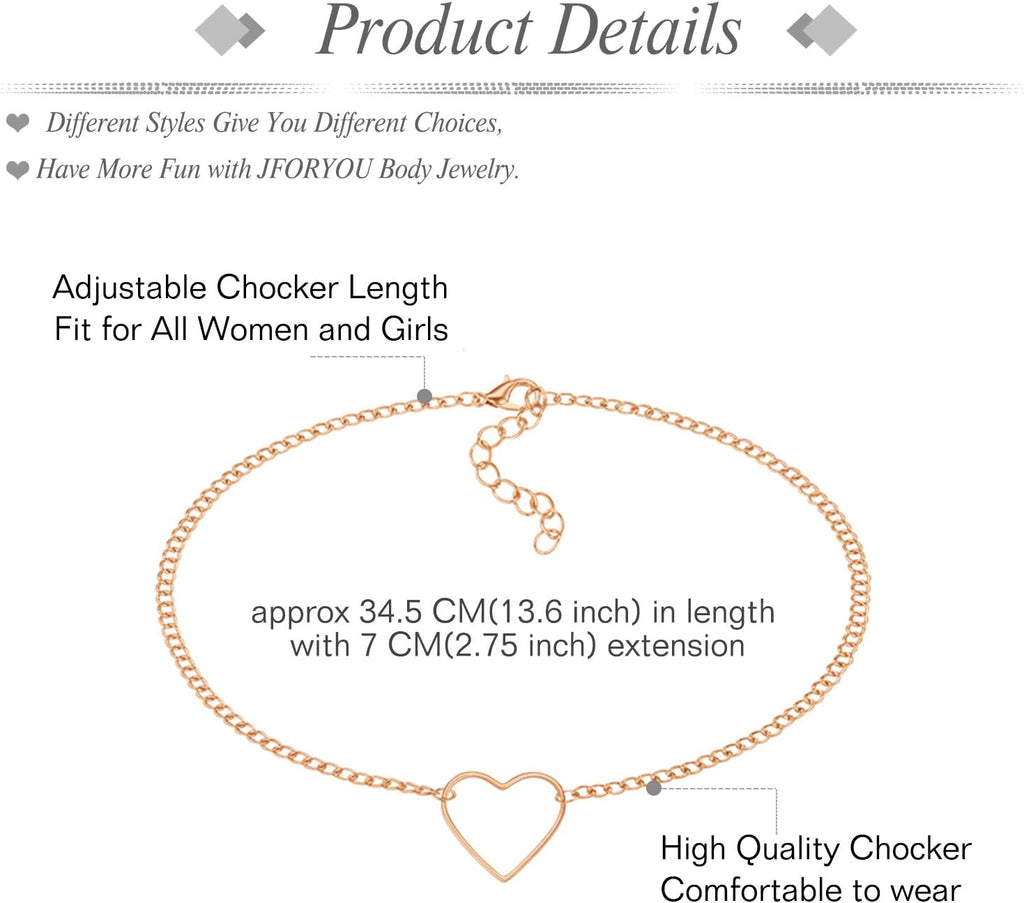 Nipple Ring with Choker Necklaces Stainless Steel Nipple Rings Chain Heart Cat Head Punk - QIAO CrystalQIAO CrystalQIAO Crystal