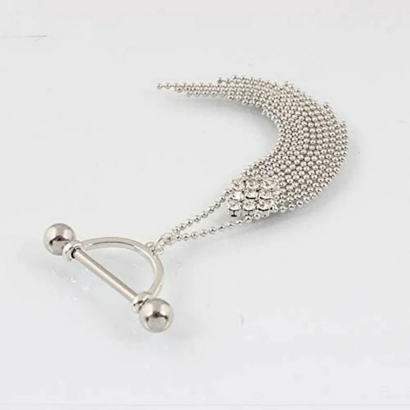 Nipple Rings Dangle Long Tassels Nipple Piercings Surgical Stainless Steel