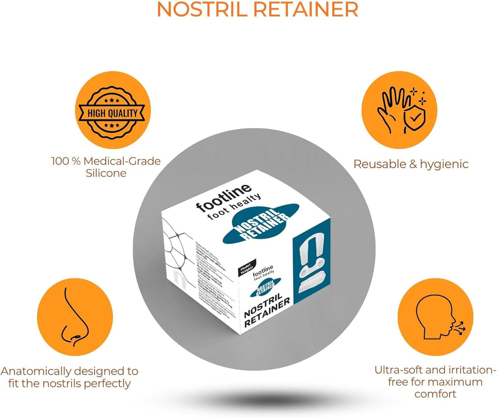 Nostril Retainer for Rhinoplasty Recovery Nose Shaper & Support Device 100% High - Grade Silicone - QIAO CrystalQIAO CrystalQIAO Crystal