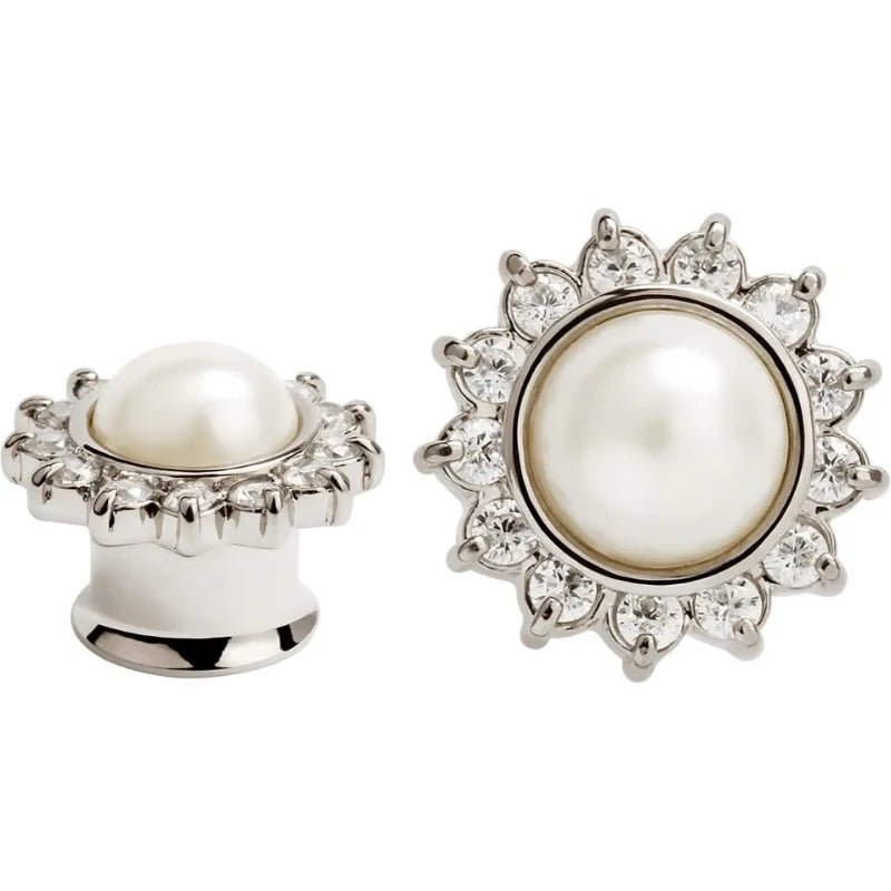 Opal Sunflower Ear Plugs Tunnels Gauges Stretcher Piercings Jewelry - QIAO CrystalQIAO CrystalQIAO Crystal