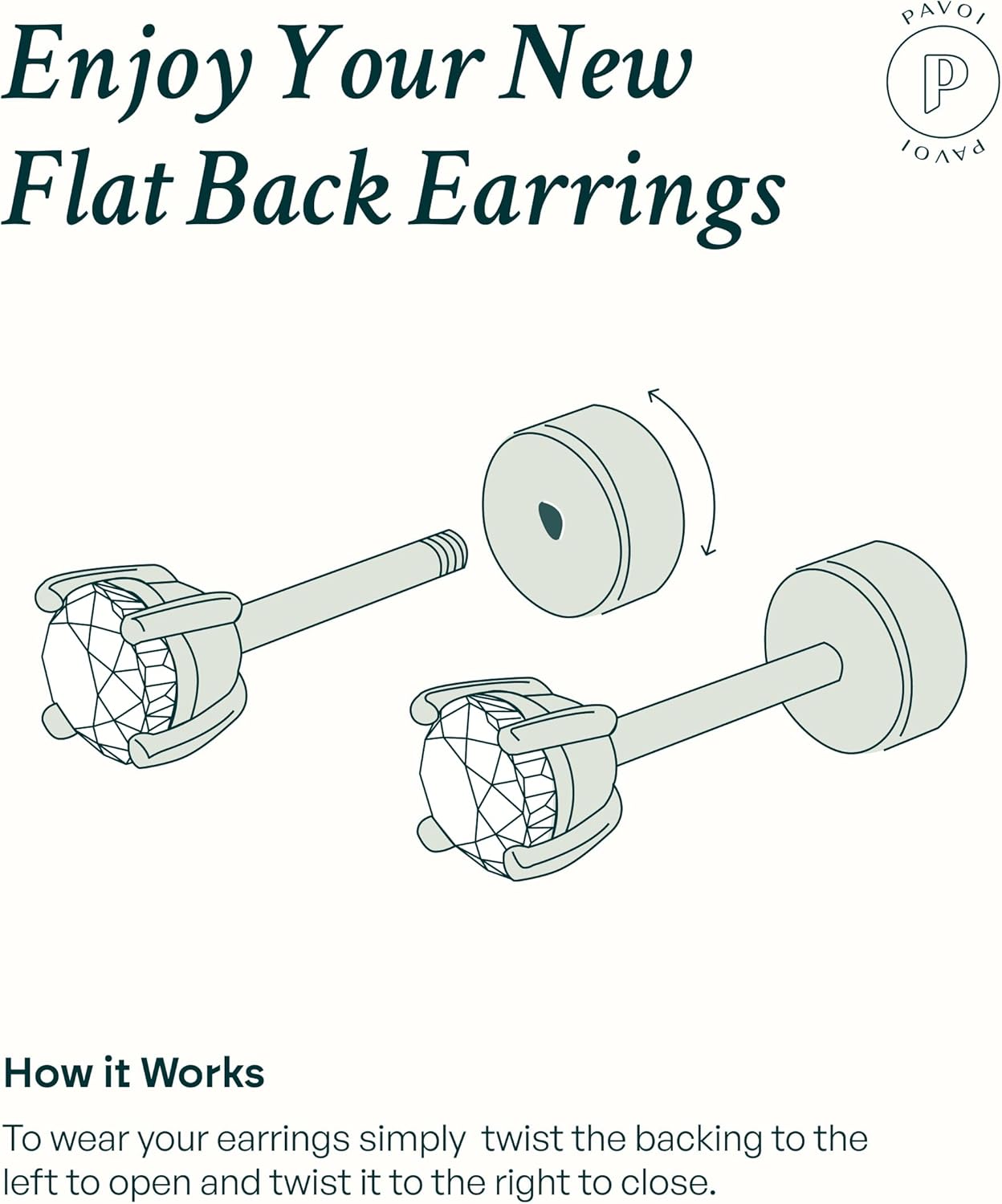 PAVOI 14K Gold Plated 925 Sterling Silver Post Navette CZ Crawler Flat Back Earrings for Women | Small Cartilage Cubic Zirconia Stud Earring | Helix Piercing Jewelry - QIAO CrystalQIAO CrystalQIAO Crystal