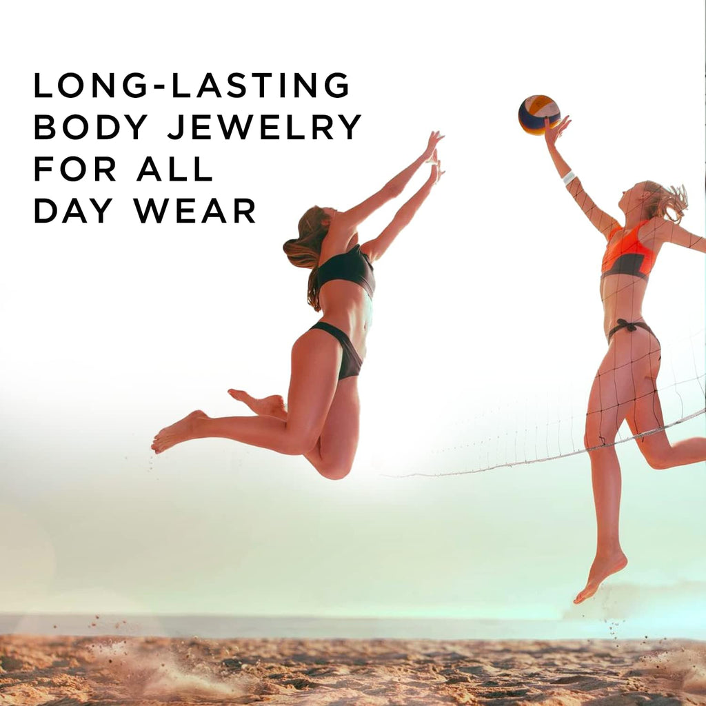 Pierce2GO 14G Nipple Piercing Surgical Stainless - Steel Set of 2 Barbell Marijuana Weed Leaf and Lips Smoking Cute Nipple Rings Nipple Piercing Jewelry for Women - 9/16" Barbell (Green) - QIAO CrystalQIAO CrystalQIAO Crystal