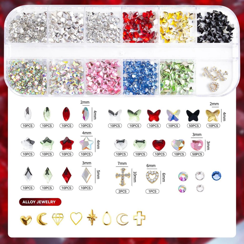 Professional DIY Dental Gems Kit Dental Jewelry Starter Kit Sparkling Dental Gems - QIAO CrystalQIAO CrystalQIAO Crystal