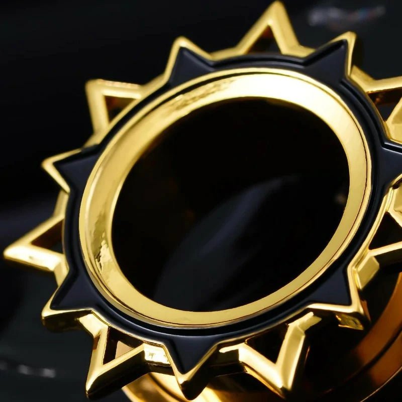 Screw Back Stainless Steel Ear Tunnel and Plug Gauges - QIAO CrystalQIAO CrystalQIAO Crystal