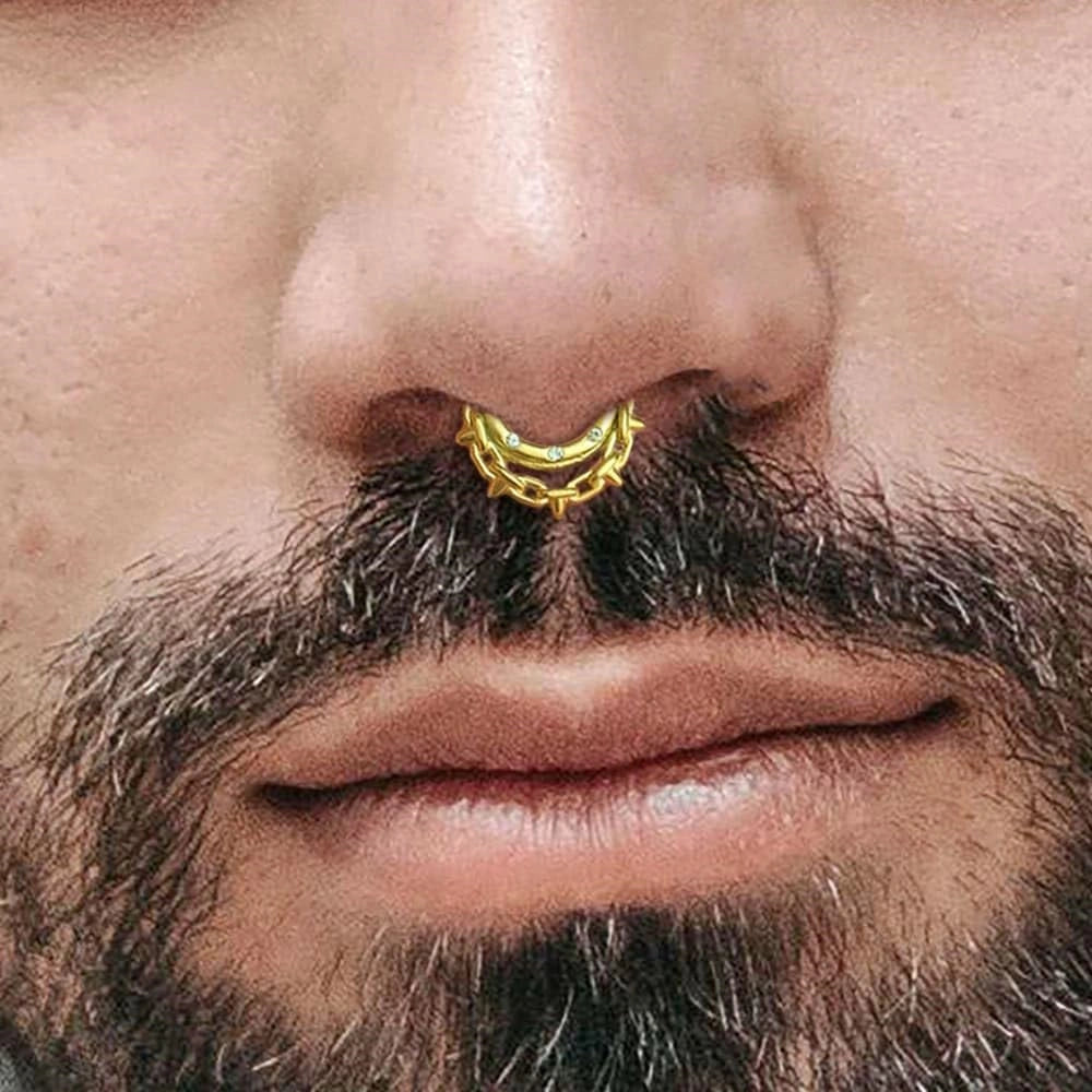 septum-rings-hoops1pc-16g8mm-chain-with-cz-nose-ring-surgical-stainless-steel-jewelry-clicker-cartilage-earring-hinged-segment-daith-piercing-gold-nose-wear