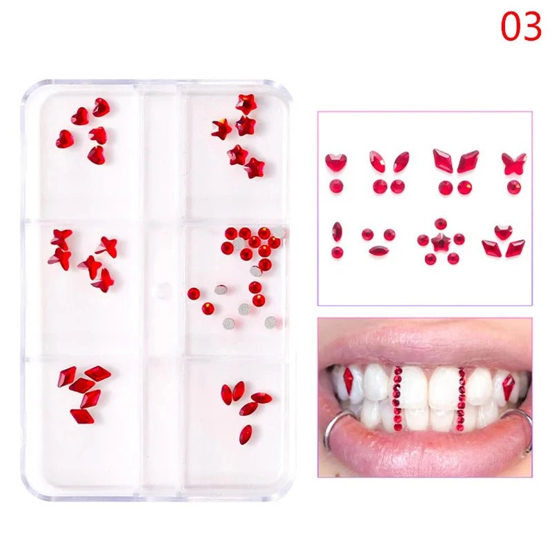 Shine Our Ultimate DIY Tooth Gem Kit Gold Tooth Gems to Enhance Your Smile Fashion Body Jewelry - QIAO CrystalQIAO CrystalQIAO Crystal