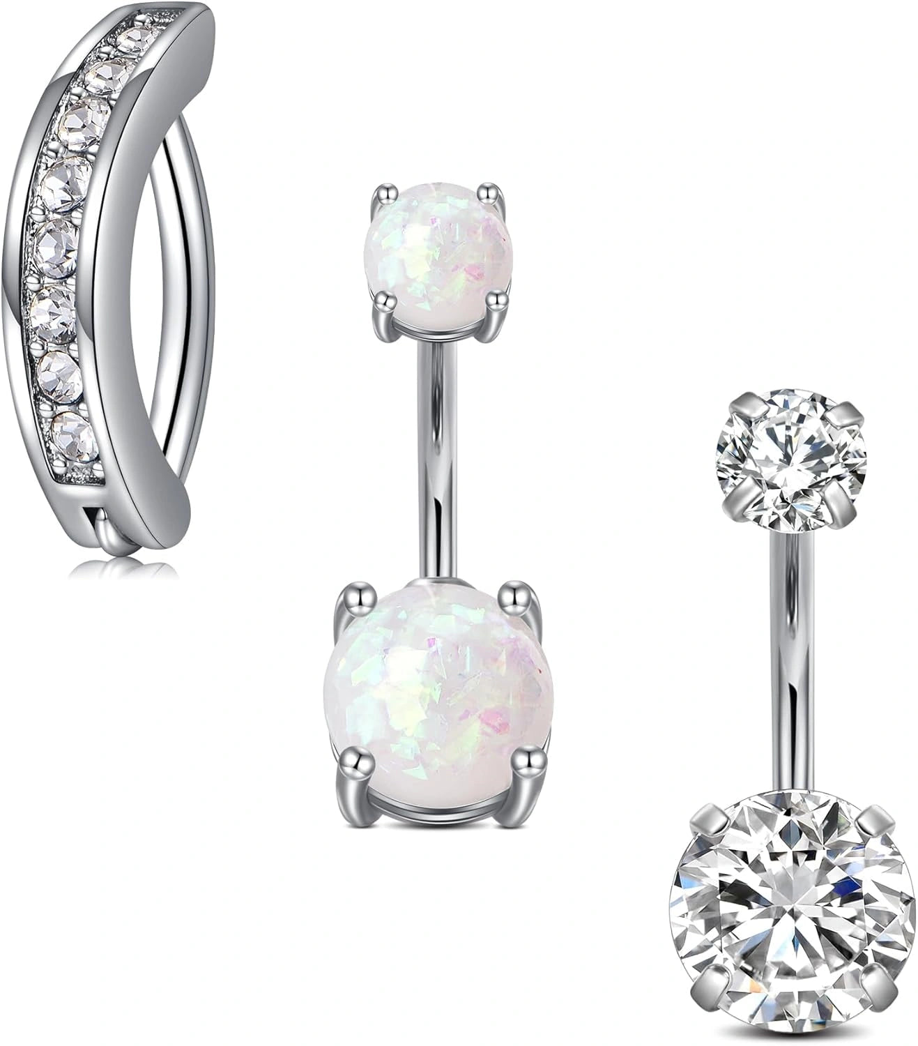 short-belly-button-ring-short-bar-belly-button-rings-surgical-stainless-steel-belly-ring-6mm-belly-button-rings-short-bar-3-pcs-short-silver