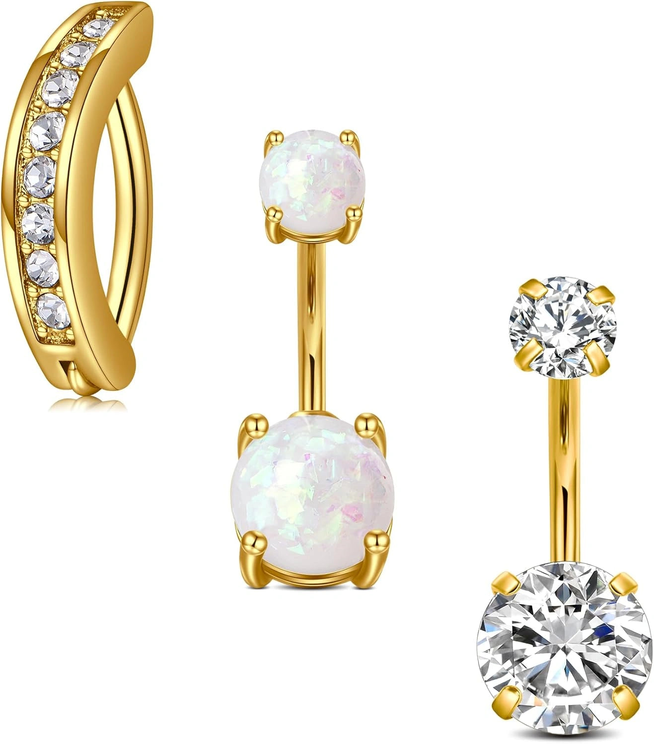 short-belly-button-ring-short-bar-belly-button-rings-surgical-stainless-steel-belly-ring-6mm-belly-button-rings-short-bar-3pcs-short-gold