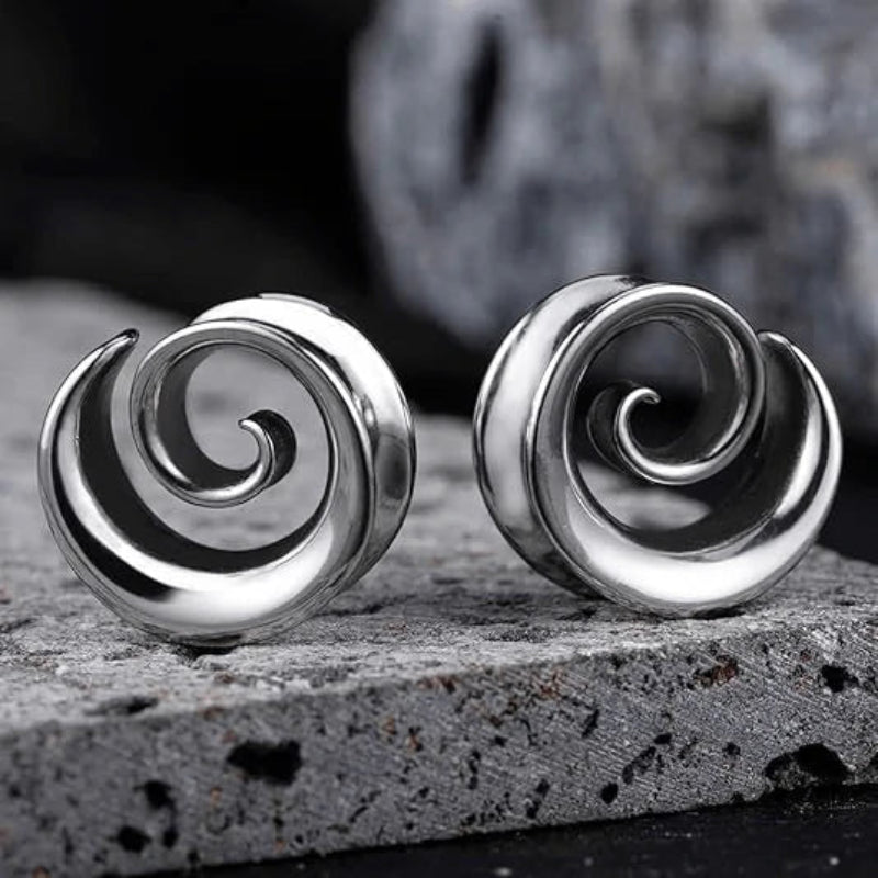 316 Stainless Steel Ear Gauges Hypoallergenic Earrings Expander Stretcher Piercing