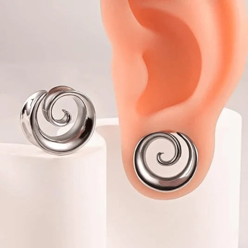 316 Stainless Steel Ear Gauges Hypoallergenic Earrings Expander Stretcher Piercing