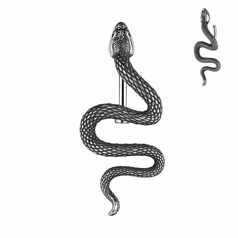 Belly Ring Dangling Piercing Jewelry CZ Snake lizard Skull Spider bat Halloween Party Punk Rock