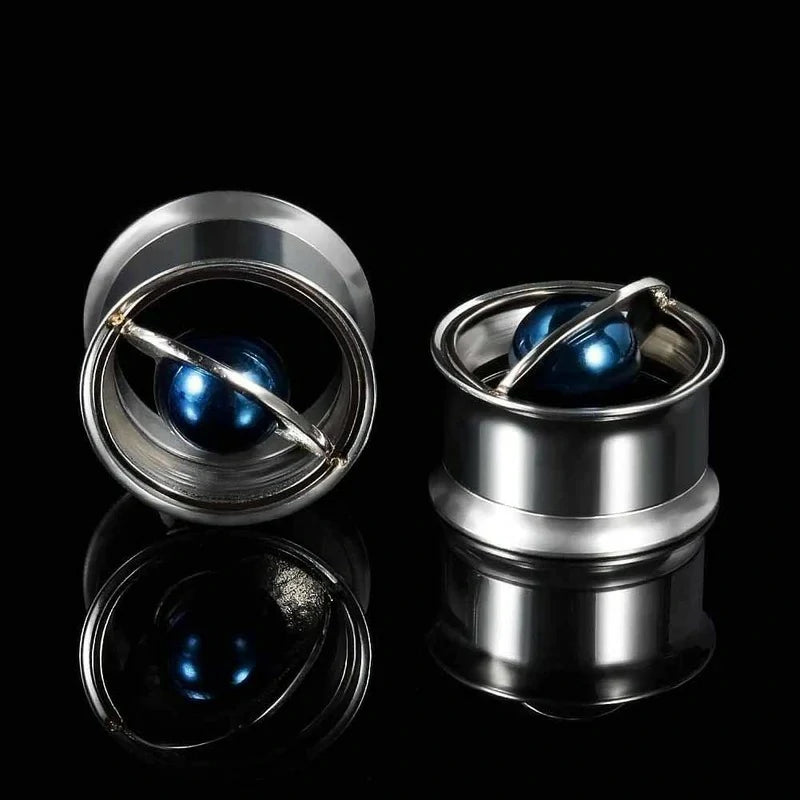 Surgical Steel Cool Planet Tunnels and Plugs Piercing Elegante Stretchers Earrings