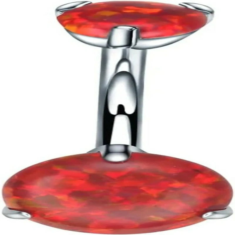 Belly Button Rings Cubic Zircon Opal Hypoallergenic Threaded 14G Diamond Navel