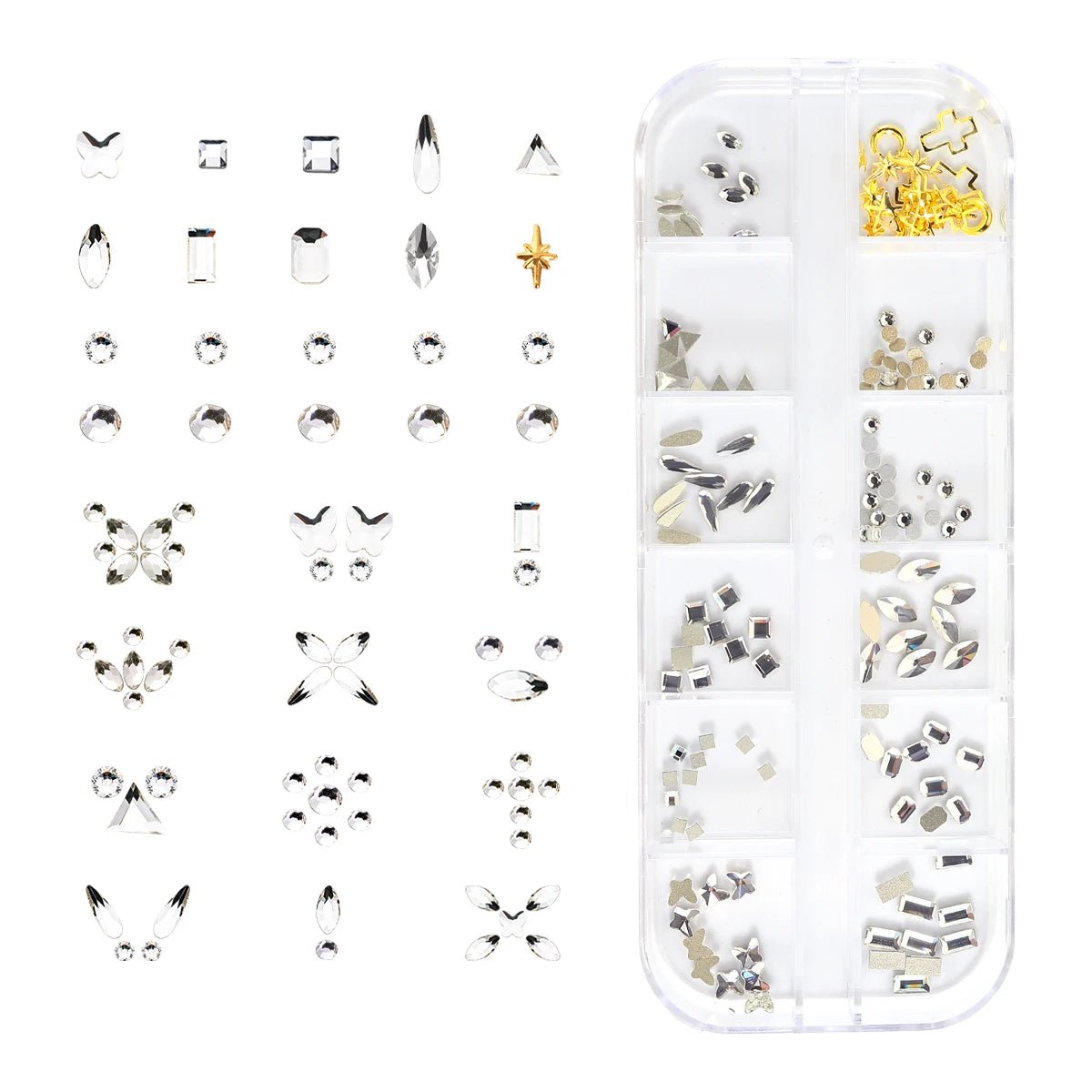 Tooth Gem Kits Professionally Decorate Your Teeth Gold Tooth Gems - QIAO CrystalQIAO CrystalQIAO Crystal