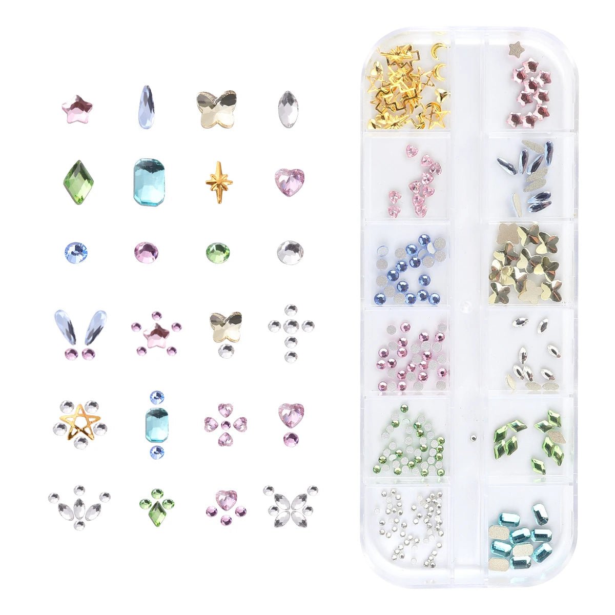 Tooth Gem Kits Professionally Decorate Your Teeth Gold Tooth Gems - QIAO CrystalQIAO CrystalQIAO Crystal