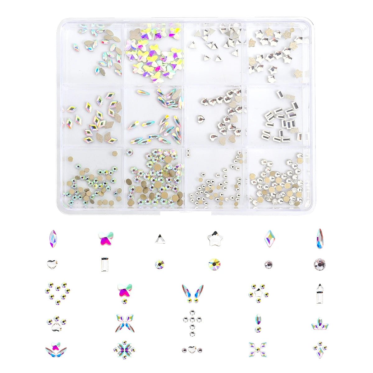 Tooth Gem Kits Professionally Decorate Your Teeth Gold Tooth Gems - QIAO CrystalQIAO CrystalQIAO Crystal