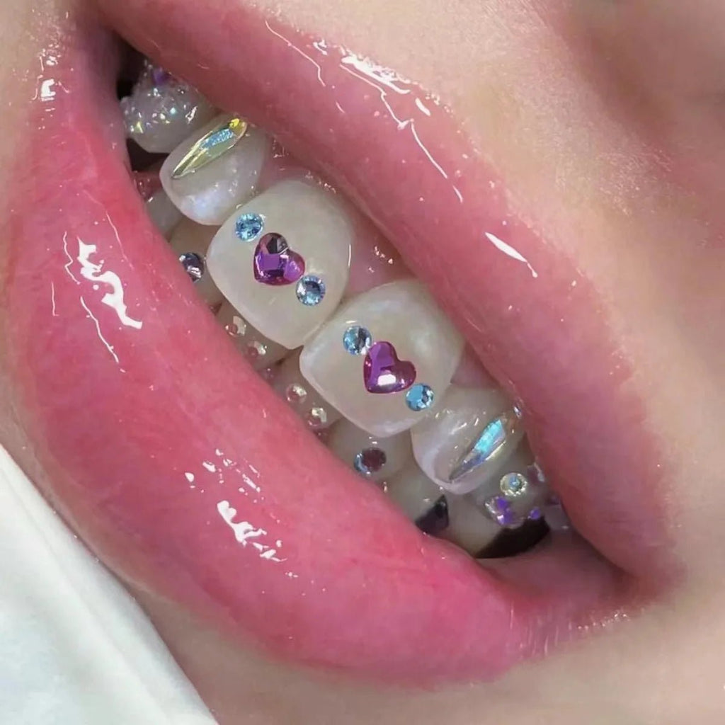 Tooth Gems Rhinestone Tooth Beauty Diamond Jewelry Crystal Diamond Jewelry Tooth Jewelry - QIAO CrystalQIAO CrystalQIAO Crystal