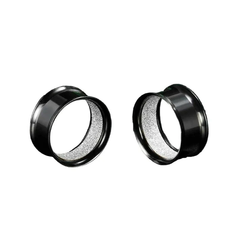 Upgrade Eyelet Tunnels And Plugs Flesh Ear Gauges Earrings Piercing Double Flared - QIAO CrystalQIAO CrystalQIAO Crystal