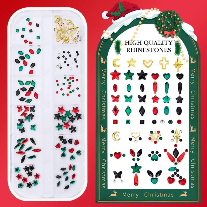 Wholesale New Christmas Day Tooth Art Diamond Jewelry Glass Crystal Tooth Gemstone Set - QIAO CrystalQIAO CrystalQIAO Crystal