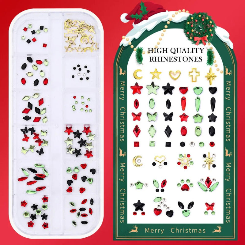 Wholesale New Christmas Day Tooth Art Diamond Jewelry Glass Crystal Tooth Gemstone Set - QIAO CrystalQIAO CrystalQIAO Crystal